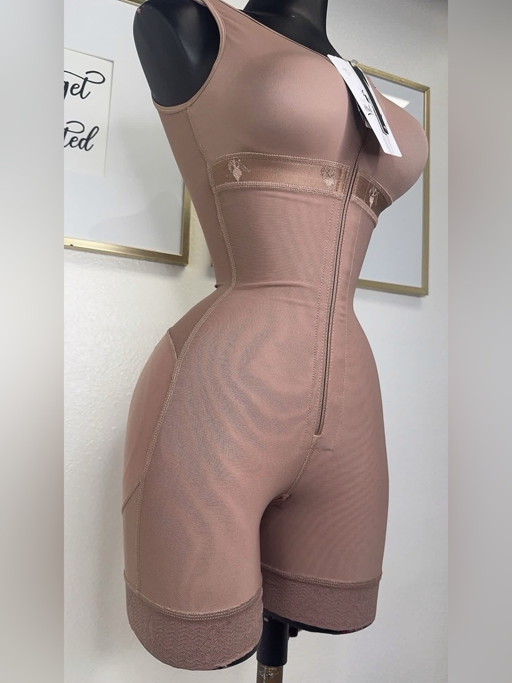 Full Body Shapewear | Post-Surgical Compression with Bra, Butt Lift & Zipper